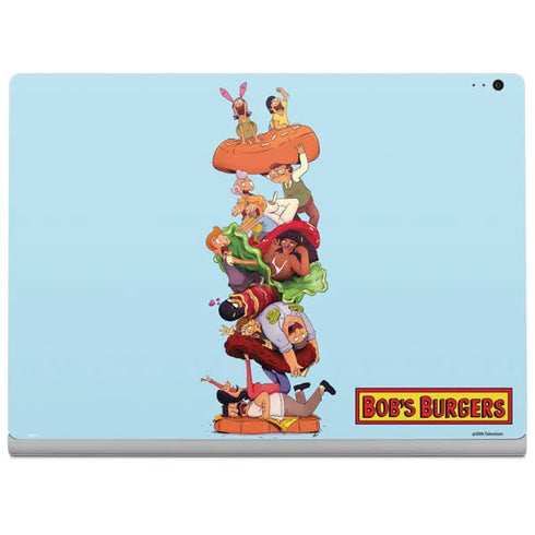 Bobs Burgers Stacked Surface Book 2 13.5in Skin